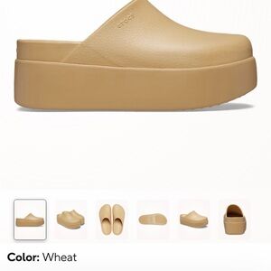 CROCS Women's Dylan Wheat Platform Mules